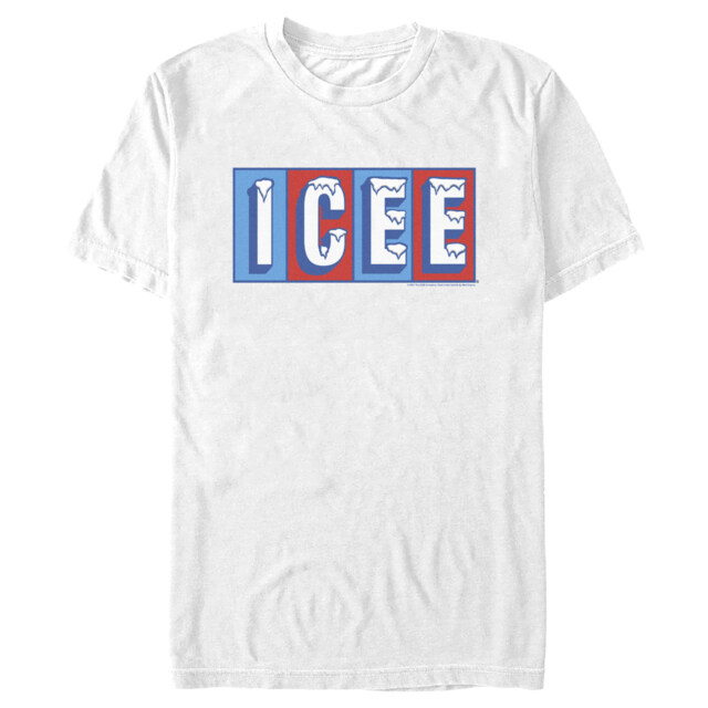 Men's ICEE Classic Red and Blue Logo  Adult T-Shirt