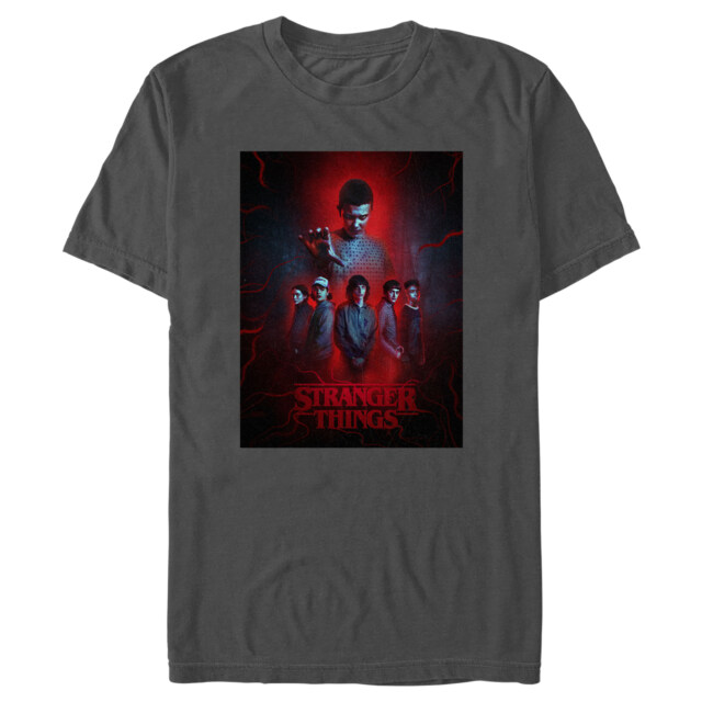 Men's Stranger Things Powerful Eleven and Gang  Adult T-Shirt
