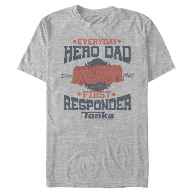 Men's Tonka First Responder Hero Dad  Adult T-Shirt