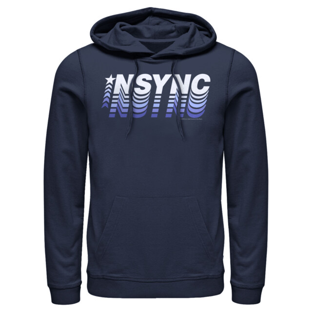 Men's NSYNC Retro Fade  Adult Pull Over Hoodie