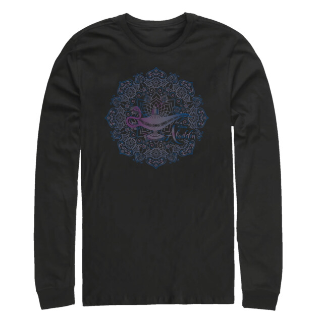 Men's Aladdin Magical Lamp Mandala Symbol  Adult Long Sleeve Shirt