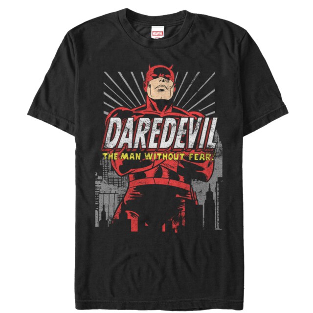 Men's Marvel Daredevil Classic No Fear  Adult T-Shirt
