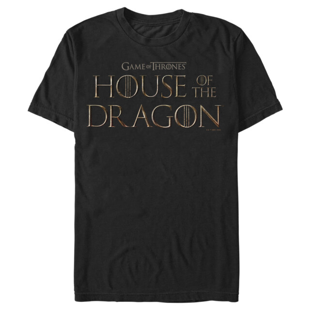 Men's Game of Thrones: House of the Dragon Series Logo  Adult T-Shirt