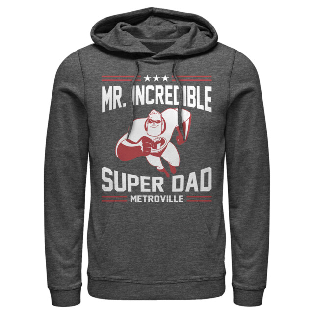 Men's The Incredibles Mr. Incredible Super Dad  Adult Pull Over Hoodie