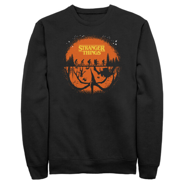 Men's Stranger Things Two Planes Collide  Adult Sweatshirt