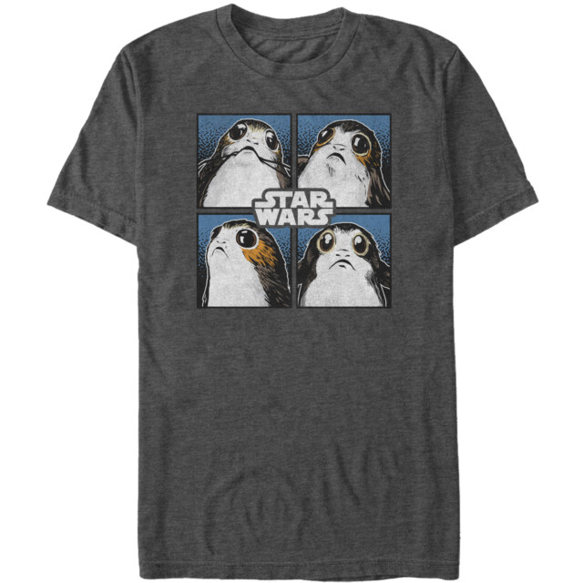 Men's Star Wars The Last Jedi Porg Square  Adult T-Shirt