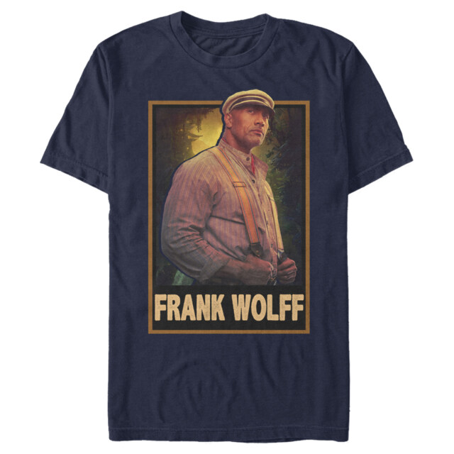 Men's Jungle Cruise Frank Wolff Portrait  Adult T-Shirt