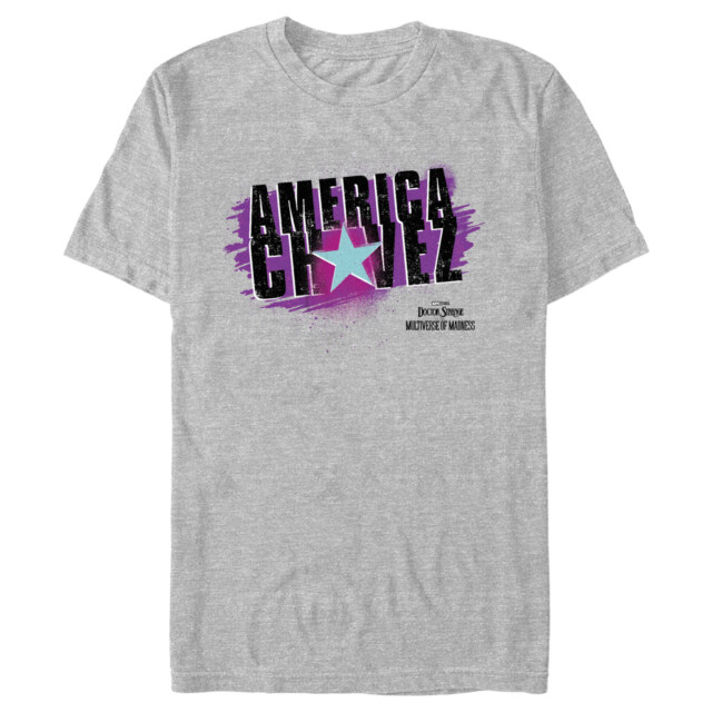 Men's Marvel Doctor Strange in the Multiverse of Madness Spray Painted America  Adult T-Shirt