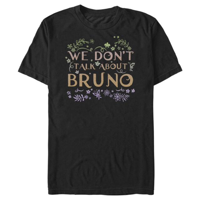 Men's Encanto We Don't Talk About Bruno Tropical Leaves  Adult T-Shirt