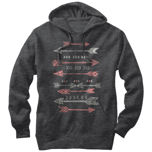 Men's Lost Gods Distressed Tribal Arrows  Adult Pull Over Hoodie