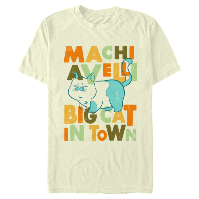Men's Luca Machiavelli Big Cat in Town  Adult T-Shirt