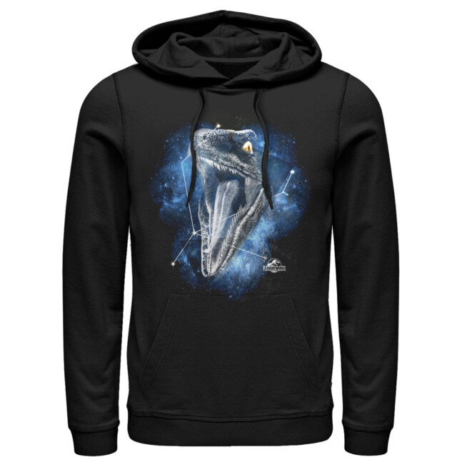 Men's Jurassic World Velociraptor Constellation  Adult Pull Over Hoodie