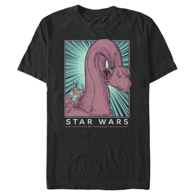Men's Star Wars Boba Fett Mythosaur  Adult T-Shirt