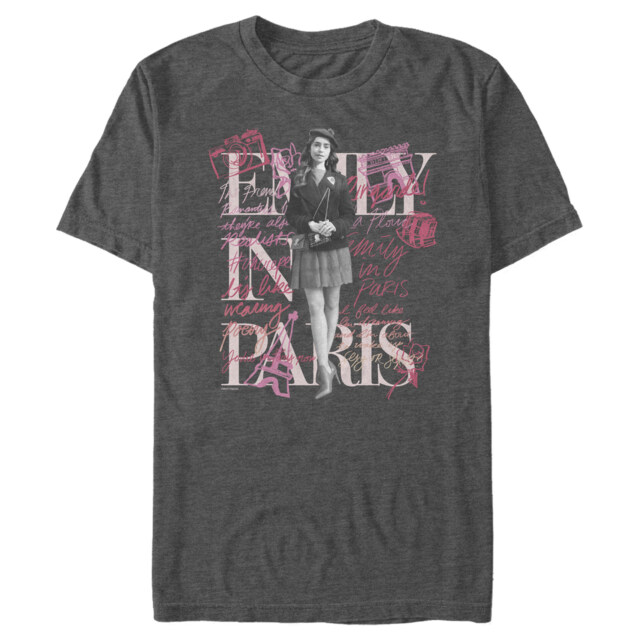 Men's Emily in Paris Sketch Collage  Adult T-Shirt