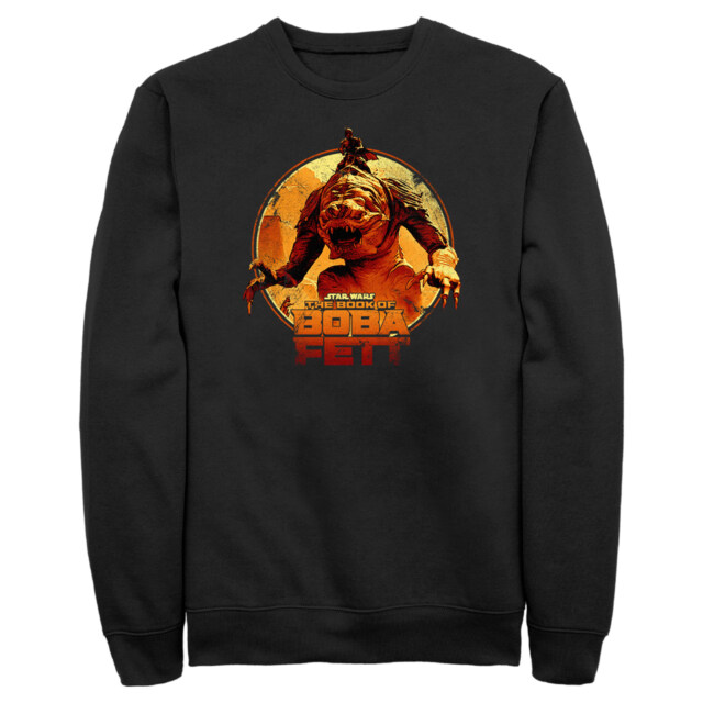 Men's Star Wars: The Book of Boba Fett Riding the Rancor  Adult Sweatshirt