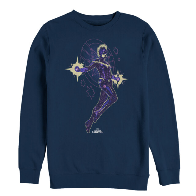 Men's Marvel Captain Marvel Galactic Kree Warrior  Adult Sweatshirt