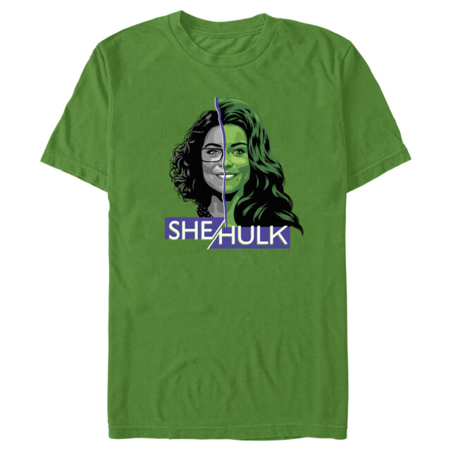 Men's She-Hulk: Attorney at Law Half Lawyer Half Hero  Adult T-Shirt
