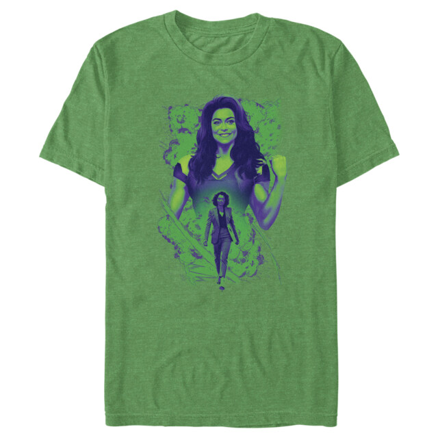 Men's She-Hulk: Attorney at Law Explosion of Willpower  Adult T-Shirt