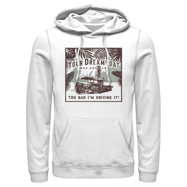 Men's Jungle Cruise Your Dreamboat Has Arrived  Adult Pull Over Hoodie