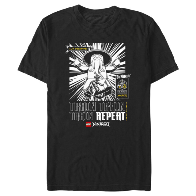 Men's LEGO: Ninjago Train Repeat Master Wu  Adult T-Shirt