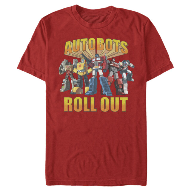 Men's Transformers Autobots Ready to Roll Out  Adult T-Shirt