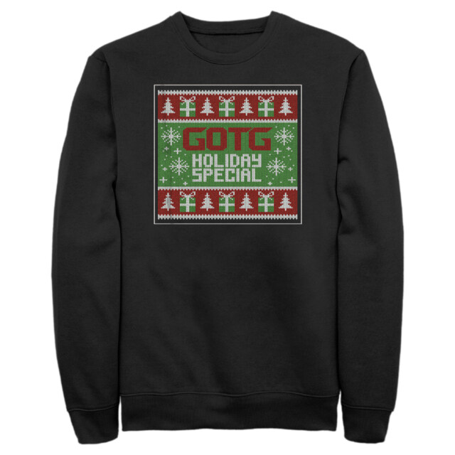 Men's Guardians of the Galaxy Holiday Special Christmas Sweater Square  Adult Sweatshirt