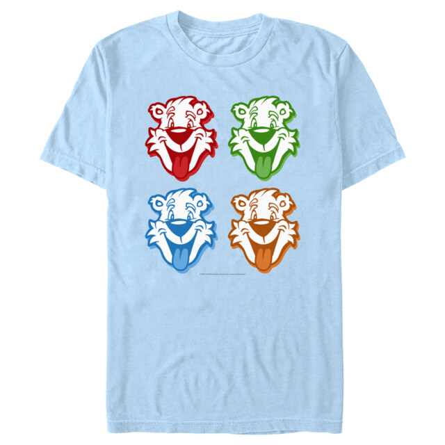 Men's ICEE Bear Colorful Faces  Adult T-Shirt
