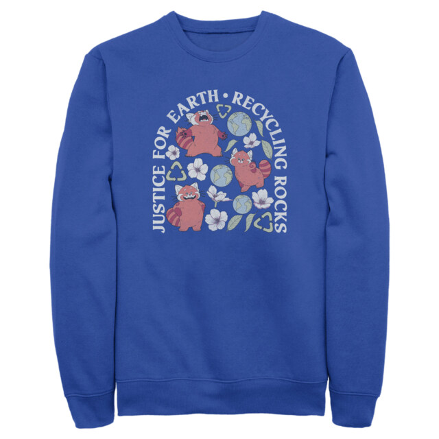 Men's Turning Red Recycling Rocks  Adult Sweatshirt