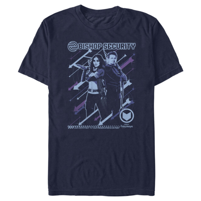 Men's Marvel Hawkeye Kate Bishop Security  Adult T-Shirt