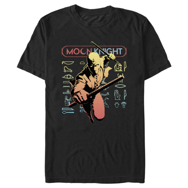 Men's Marvel: Moon Knight Neon Mr. Knight  Adult T-Shirt