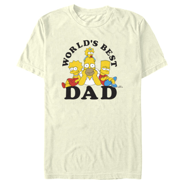 Men's The Simpsons Homer World's Best Dad  Adult T-Shirt