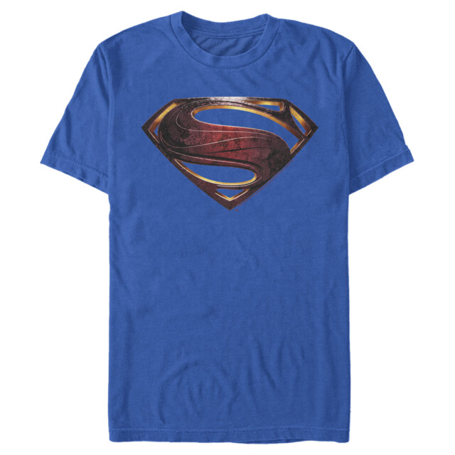 Men's Zack Snyder Justice League Superman Logo  Adult T-Shirt
