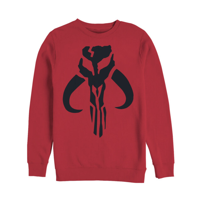 Men's Star Wars: The Mandalorian Mythosaur Skull Logo  Adult Sweatshirt