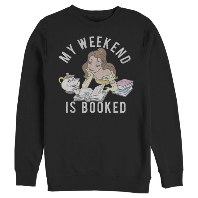 Men's Beauty and the Beast Weekend Booked  Adult Sweatshirt