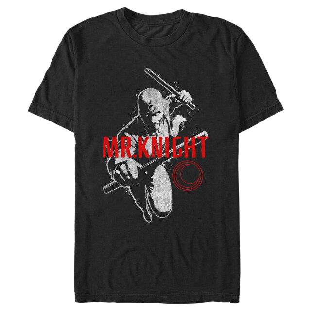 Men's Marvel: Moon Knight Retro Mr. Knight Portrait  Adult T-Shirt