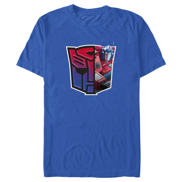 Men's Transformers: EarthSpark Optimus Prime Autobots Logo  Adult T-Shirt