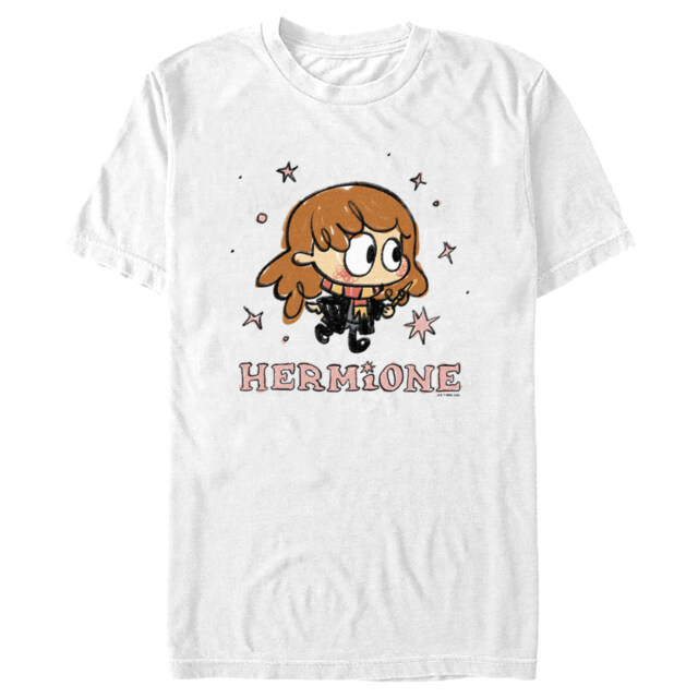 Men's Harry Potter Hermione Starry Cartoon  Adult T-Shirt