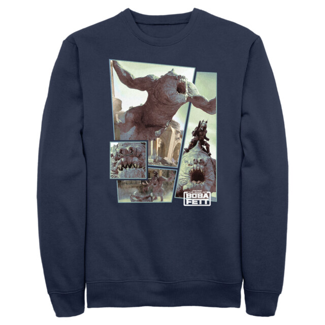 Men's Star Wars: The Book of Boba Fett Rancor Attack  Adult Sweatshirt