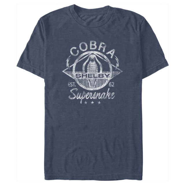 Men's Shelby Cobra Supersnake  Adult T-Shirt