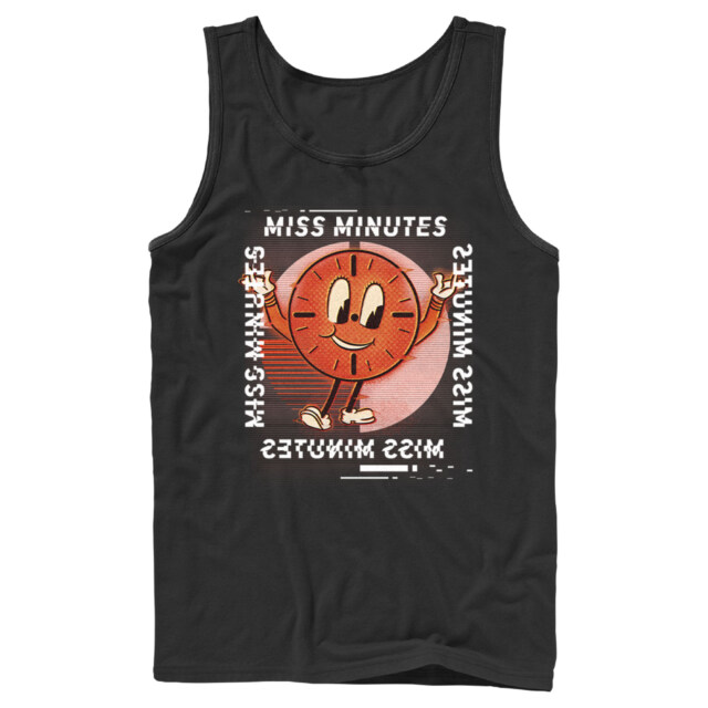 Men's Marvel Loki Miss Minutes Glitch  Adult Tank Top