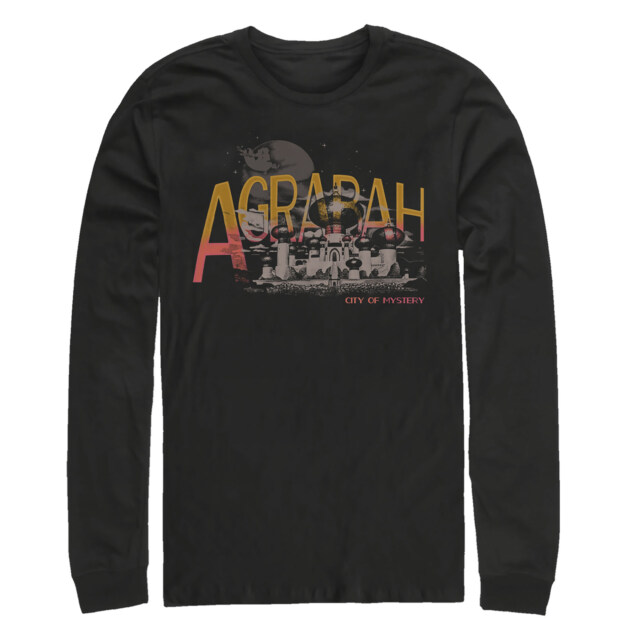 Men's Aladdin Agrabah City of Mystery  Adult Long Sleeve Shirt