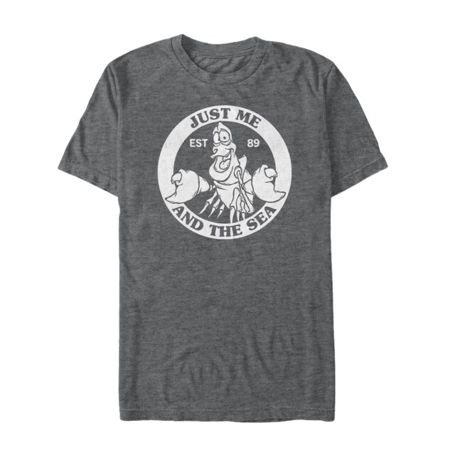 Men's The Little Mermaid Sebastian Human World  Adult T-Shirt