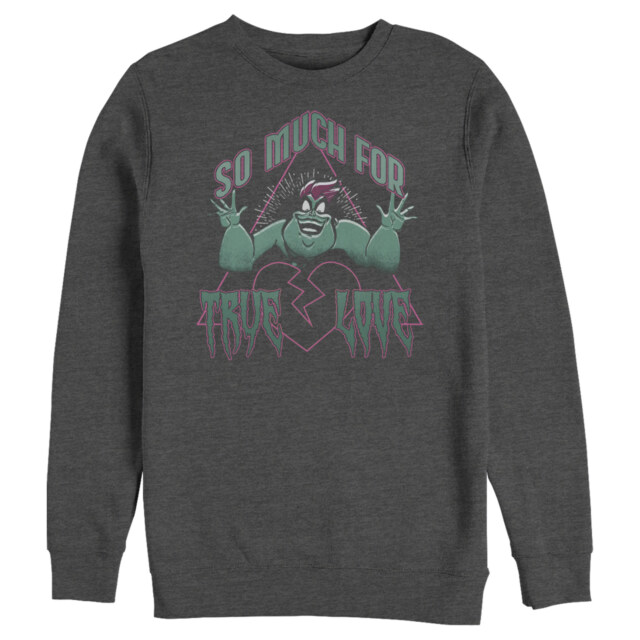 Men's The Little Mermaid Ursula So Much For True Love  Adult Sweatshirt