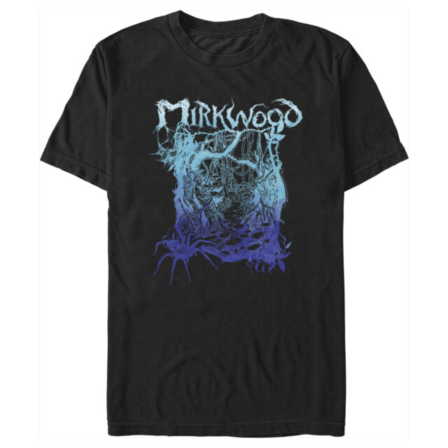 Men's The Hobbit: The Desolation of Smaug Mirkwood Metal Poster  Adult T-Shirt
