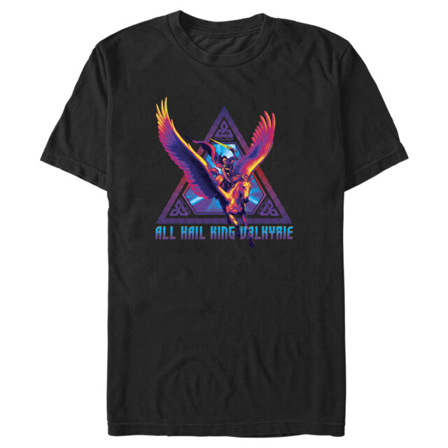 Men's Marvel: Thor: Love and Thunder All Hail King Valkyrie  Adult T-Shirt