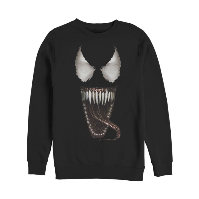 Men's Marvel Venom Tongue  Adult Sweatshirt