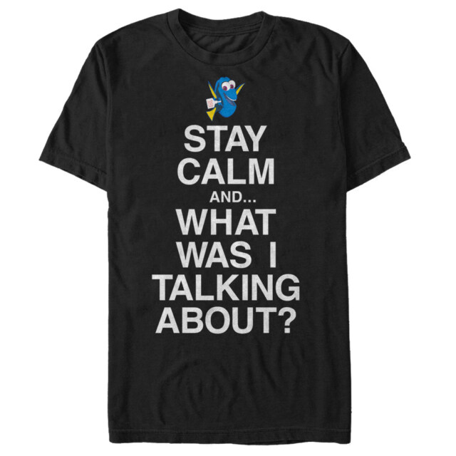 Men's Finding Dory What Was I Talking About  Adult T-Shirt