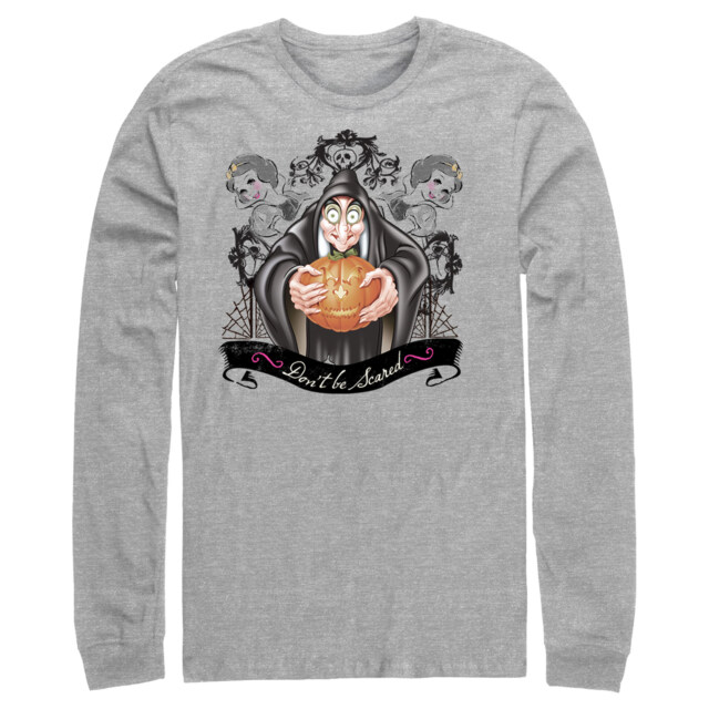 Men's Snow White and the Seven Dwarves Evil Queen Pumpkin  Adult Long Sleeve Shirt