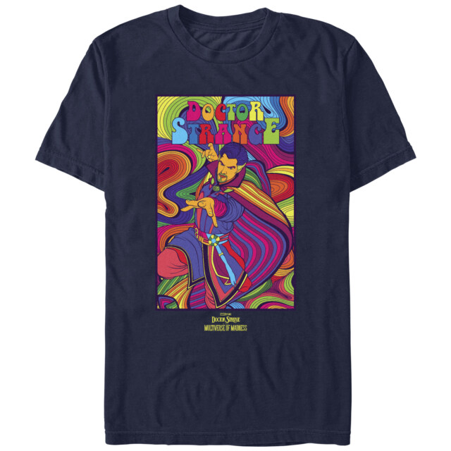 Men's Marvel Doctor Strange in the Multiverse of Madness Groovy Strange  Adult T-Shirt
