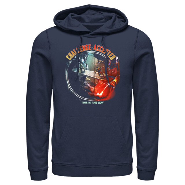 Men's Star Wars: The Book of Boba Fett Challenge Accepted This is the Way  Adult Pull Over Hoodie